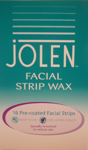 Jolen Facial Strip Wax - 16 Strips