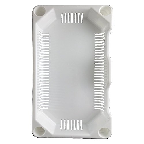 TaoHaoHuo Dusche Caddy rostbeständig weiß Regal Küche Badregal - 3
