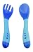 Baby World Child-Baby Safety Feeding Spoon Set Toddler Spoons Cutlery Travel Temperature Changing Kids Fork Colour Food Child Bpa Free Weaning