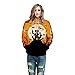 Produktbild Damen Herren Kapuzenpullover,Unisex Mode Halloween 3D Druck Hoodies Pullover Herbst/Winter Paar Kapuzenpullis Langarm Sweatshirt Jumper mit Kapuze Halloween Party Langarm Oberteile Tops