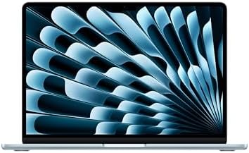 Apple MacBook Air 13'' con chip M5: progettato per l’AI, display Liquid Retina da 13,6'', 16GB di memoria unificata, 512 GB di archiviazione SSD, 10 CPU, 8 GPU, Wi Fi 7 – Celeste