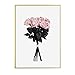 Produktbild Gracorgzjs Nordic Blume Bouquet Leinwandbild Poster Malerei Wohnzimmer Schlafzimmer Wandbild DIY Wand Deko Innen Ornament, Canvas, 40cm x 50cm
