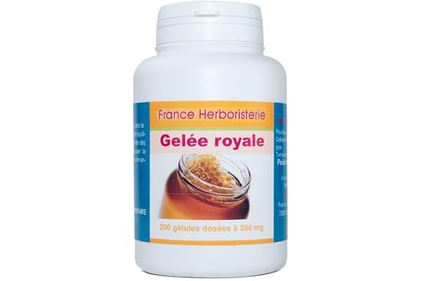 GELULES GELEE ROYALE pure 200 gélules dosées à 200 mg.