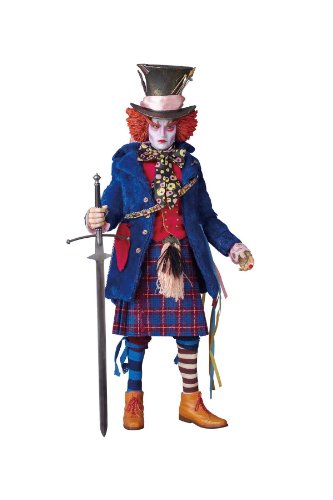 Alice in Wonderland MAD Hatter RAH (Real Action Heroes) Blue Jacket Version Figure
