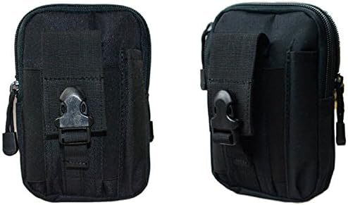 Waterproof Military Tactical Waist Pack Molle EDC Multi-Purpose Pouch Utility Gadget Belt Waist Bag for Sports Outdoor Hiking Camping, Camouflage Tactical Waist Bag