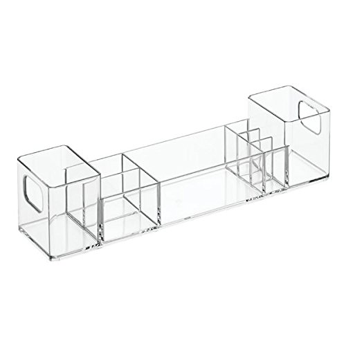 mDesign Multi Level Kosmetik-/Makup-/Kosmetik-Organizer – Durchsichtig - 6