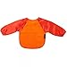Mum2mum Long Sleeved Baby Kids Apron Smock Bib 6-18 Months (Orange)
