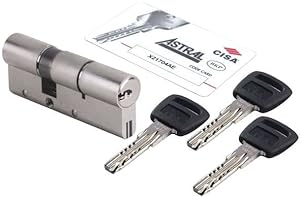 CISA 10A3S117012CL, Cilindro Europeo Astral S, Ottone Nichelato, 30/50 mm, Chiave Lunga
