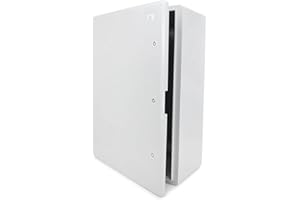 ELS Elektrotechnika Armadietto per commutazione industriale IP65, piastra di montaggio zincata, serratura con guarnizione perimetrale, custodia a parete alloggiamento vuoto in plastica ABS 50x70x26 cm