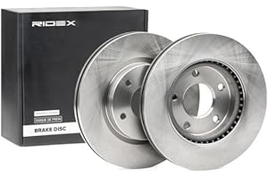 2x RIDEX Disco de freno Delantero Ø279.6mm Altura: 43.9mm Espesor: 24mm Cantidad de Taladros: 5/5 Corona de Agujeros - Ø: 114.3mm ventilación interna 82B0844