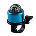 Price comparison product image Heemepink Bicycle Bike Cycling Handlebar Bell Ring Horns With Compass D¨¦cor - Blue