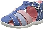 Kickers Bigfly, Sandales Bébé Fille, Bleu (Bleu Bleu Clair Rose), 19 EU
