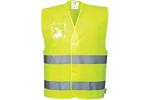 Portwest Gilet HV avec porte-badge double entrée, Couleur: Jaune, Taille: S/M, C475YERS/M