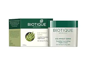 Biotique Bio Wheat Germ Youtheful Nourishing Night Cream, 50g