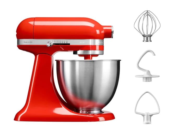 Unleash Culinary Creativity with the KitchenAid Artisan Mini Stand Mixer - Hot Sauce Marvel!