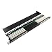 Produktbild Ligawo 1020407 Patchpanel Cat.5e 16x RJ45 LSA 48,26cm/19Zoll schwarz 0,5 HE