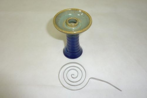 Hookah John Alien Flashback Clay Shisha Hookah Bowl Head (Cobalt Froth)