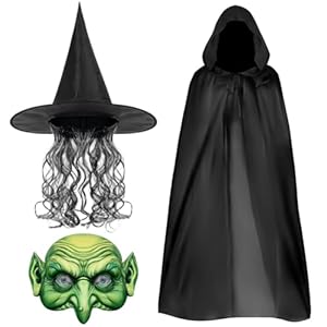 Halloween Disfraz de Bruja con