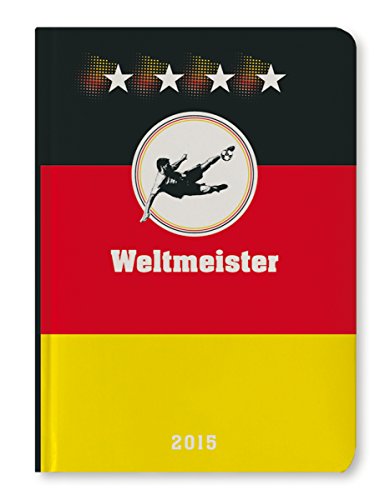 Minitimer 2015 Weltmeister - Taschenkalender A6 - Weekly - 192 Seiten - WM - Deutschland - Fussball - Fanartikel