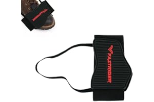 LUXXTORE Protector Zapatos Moto, Cambio Marchas, Palanca Cambios Motos, Antideslizante, Universal, Ajustable, Impermeable, Cordones Limpios, Velcro Cubrezapatillas.