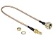 Produktbild DELOCK Antennenkabel F Stecker > SMB Buchse zum Einbau RG-316 25 cm
