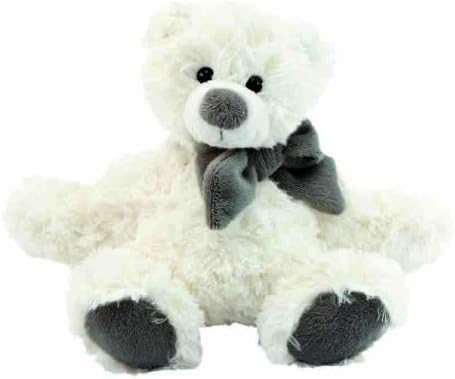 Kalidou 770644 Polyester Polar Bear with Knot 15 cm Grey