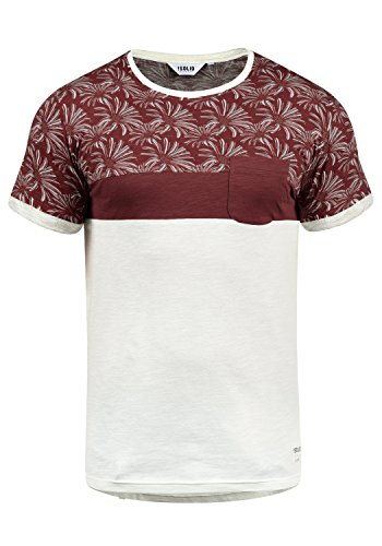 !Solid Florian Herren T-Shirt Kurzarm Shirt Rundhals-Ausschnitt Aus 100% Baumwolle Meliert, Größe:XL, Farbe:Wine Red (0985) !Solid Florian Herren T-Shirt Kurzarm Shirt Rundhals-Ausschnitt Aus 100% Baumwolle Meliert, Größe:XL, Farbe:Wine Red (0985)