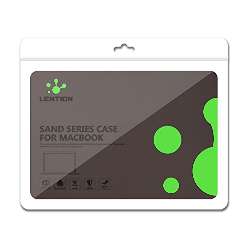 LENTION Matte Hartschale Ultra Slim H  lle f  r MacBook Pro  13   2016 2017  vier   zwei Thunderbolt 3-Anschl  sse  Modell-A1706 A1708  Durchsichtige 
