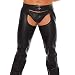 Produktbild Erotic Fashion Chaps, schwarz Leder M Cowboy Hose, 1er-Pack (1 x 1 Stück)
