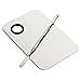 ROSENICE Stainless Steel Makeup Mixing Palette Tool
