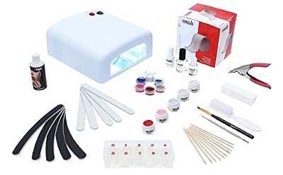 99nails kit manucure semi-permanent gel avec sèche ongles UV, vernis (17 pcs)