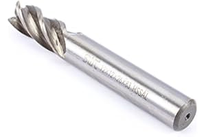 HSS Schaftfräser, CNC Fräser Bohrer, HSS Fräser Zylinderschaft 4/6 / 8/10 / 12mm Mill Cutter, für CNC-Datenverarbeitungszentren, geschnitzte (12mm)