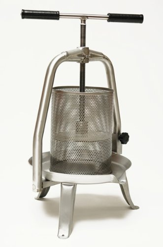 Preisvergleich Produktbild Edelstahl Spindelpresse V20 Inox 10 Liter