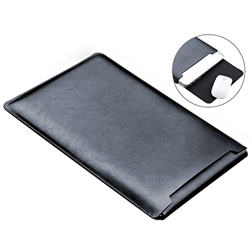 MacBook Air 13 Zoll Laptop Hülle, ZXK CO Luxus Mikrofaser Leder Laptop Tasche Wasserresistente Laptop Hülsen Beutel Abdeckung für MacBook Air &Macbook Pro 13.3 Zoll Ultra Dünn Case Cover mit Mauspad