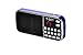 Produktbild eJiasu tragbare Mini Digital USB FM Radio Unterstützungs-MP3-Musik-Spieler TF-Karte / USB Disk-Port / LED-Screen-Display / Taschenlampe / Akku- / Kopfhörer-Ausgang / Lanyard für PC iPod iPhone und andere Android-Handys(Blau)