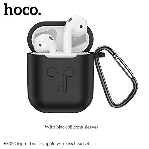 HOCO ES32 auricolari wireless con custodia di ricarica wireless e protezione in silicone nera