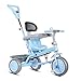 Produktbild NBWE Kinder Trike, Dreirad | Kids Trike 3 In 1 | mit Pedalsperre und Silent Wheels | Blau | Pink | Grün | 86X48X108CM Toys Bikes