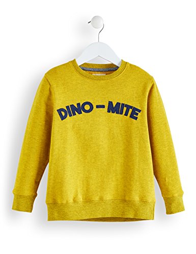 RED WAGON Sweat-Shirt Brodé Dino-Mite Garçon, Jaune (Yellow), 128 (Taille fabricant: 8 ans)