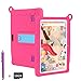 Price comparison product image Kids Tablet 10.1 inch Display, Kids Mode Pre-Installed, with WiFi, Bluetooth and Games, 16GB SD Card , Stylus Pen , Quad Core Processor, 1280x800 IPS HD Display (Pink)