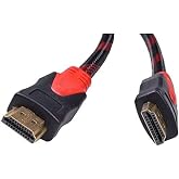 Alfais 4403 HDMI Kablosu 1.4b 3D HDMI Kablosu, Siyah, 30 cm