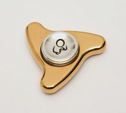 The Spinet Gold- Metal Designer Fidget Spinner Toy Hand EDC - Stainless Steel with PVD gold plating- Smooth 608 Bearing