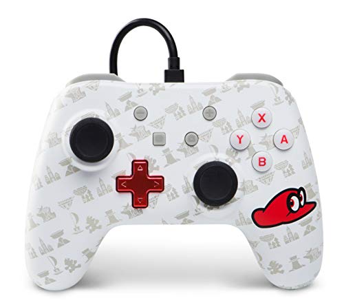 Wired Controller for Nintendo Switch - Mario Odyssey, Cappy Edition [Edizione: Regno Unito]
