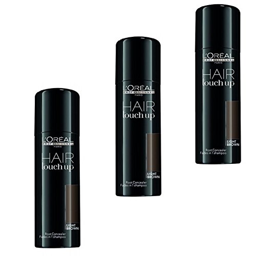 L'Oréal Professionnel Hair Touch Up Light Brown Set 3 x 75ml