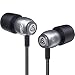 Produktbild LUDOS Clamor Grau Kopfhörer In-Ear Ohrhörer mit Premium-Audioqualität, neuartiger Memory Foam, verstärktes Kabel, Headphones mit Mikrofon, Bass, Lautstärkeregler für Samsung, iPhone, Huawei, LG