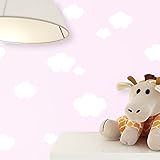 papel pintado infantil nubes Maravilloso diseño: Dé a sus hijos un ambiente muy especial con este bello motivo.