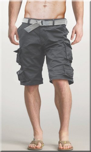 pantaloni corti uomo con tasche laterali