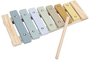 Little Dutch Tiamo 7017 - Xilófono de Madera, Color Azul