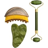 Mucit Home Lenf Drenaj Kuru Fır&ccedil;a ve Yeşim Taşı Roller 3 L&uuml; Set Y&uuml;z, Boyun, G&ouml;z ve V&uuml;cut Masaj Aleti