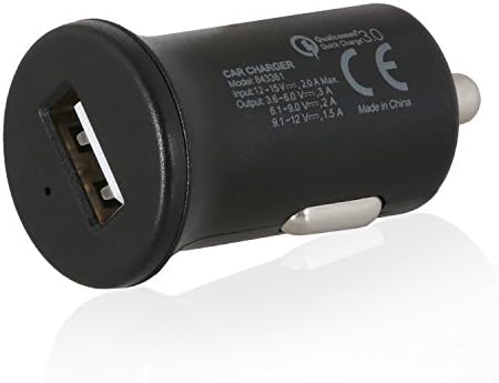 Wicked Chili In-Car Charger 18 W with Qualcomm Quick Charge 3.0 Turbo ID Chip for Asus/Google/Motorola/Samsung/Sony/LG/HTC/Nubia/ZTE – Car Charger for Mobile Phone/Tablet PC