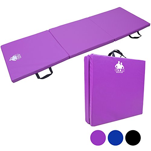 Gym Master Extra Thick 40mm Folding Floor Mat - Great For Exercising/Gymnastics/Yoga/Pilates etc - Choice Of Colours